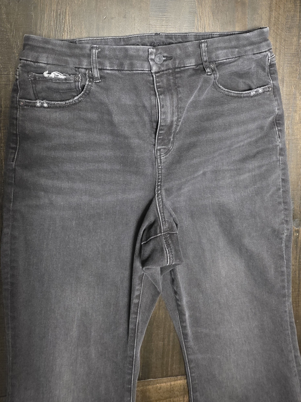 American Eagle Outfitters Women's Curvy Super High Rise Flare Jeans